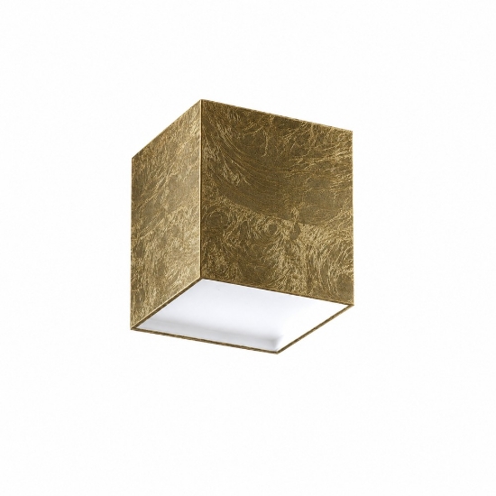 Faretto led 12w cct 3000k 4000k moderno da soffitto quadrato foglia oro