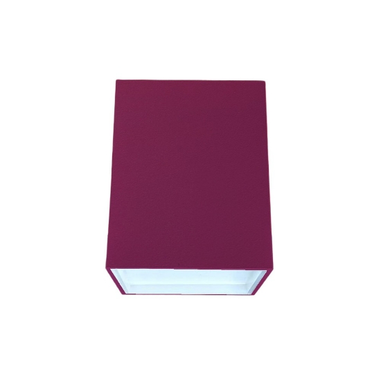 Faretto led 12w cct 3000k 4000k moderno da soffitto quadrato magenta
