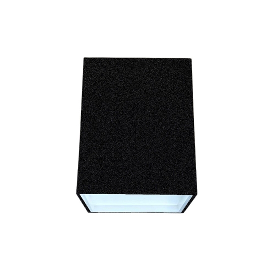 Faretto moderno quadrato nero da soffitto led 12w cct 3000k 4000k