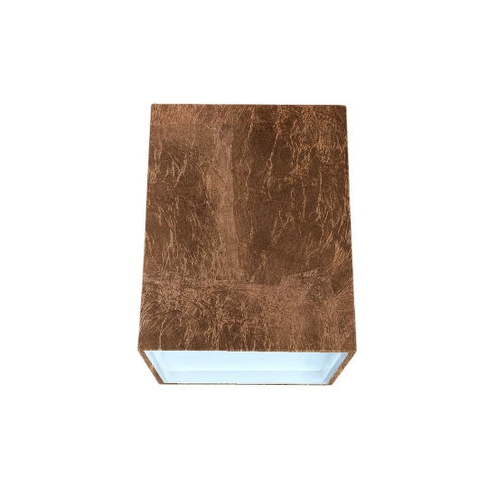 Faretto led 12w cct 3000k 4000k da soffitto moderno quadrato foglia rame