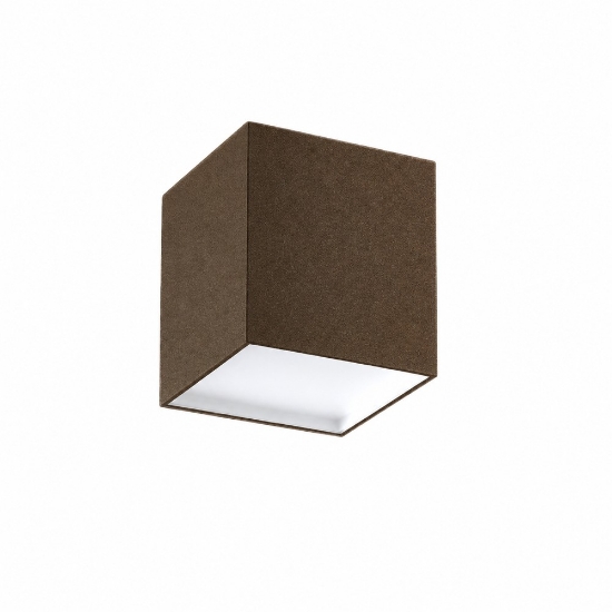 Faretto led 12w cct 3000k 4000k moderno da soffitto quadrato ruggine