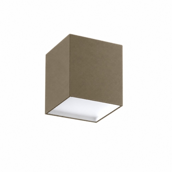 Faretto moderno da soffitto quadrato sabbia led 12w cct 3000k 4000k