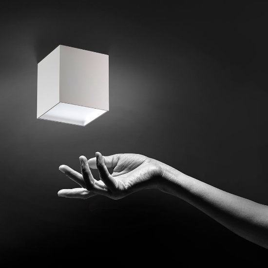 Faretto led 20w cct 3000k 4000k da soffitto moderno quadrato bordeaux