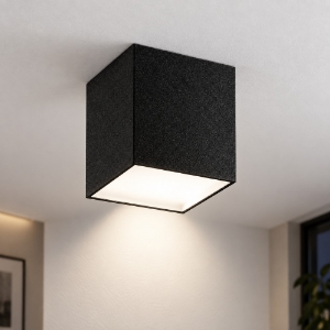 Faretto moderno quadrato nero da soffitto led 20w cct 3000k 4000k