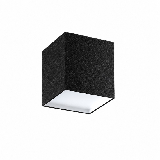 Faretto moderno quadrato nero da soffitto led 20w cct 3000k 4000k