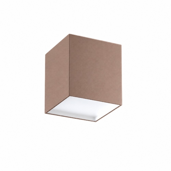 Faretto da soffitto quadrato moderno pesca led 20w cct 3000k 4000k