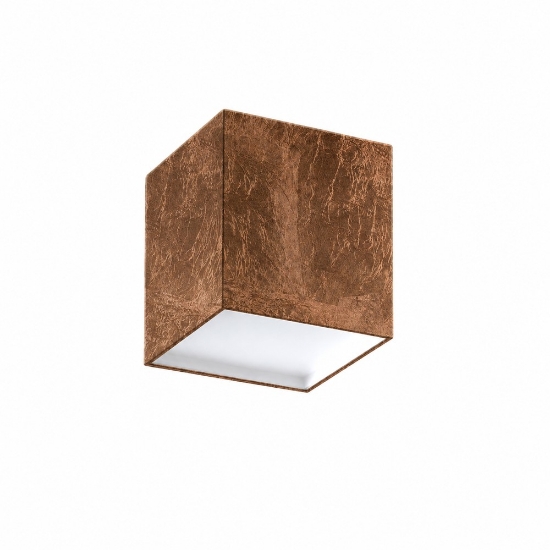 Faretto led 20w cct 3000k 4000k da soffitto moderno quadrato foglia rame