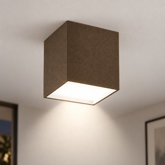 Faretto led 20w cct 3000k 4000k moderno da soffitto quadrato ruggine
