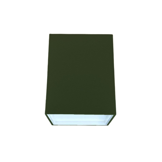Faretto led 20w cct 3000k 4000k da soffitto moderno quadrato verde oliva