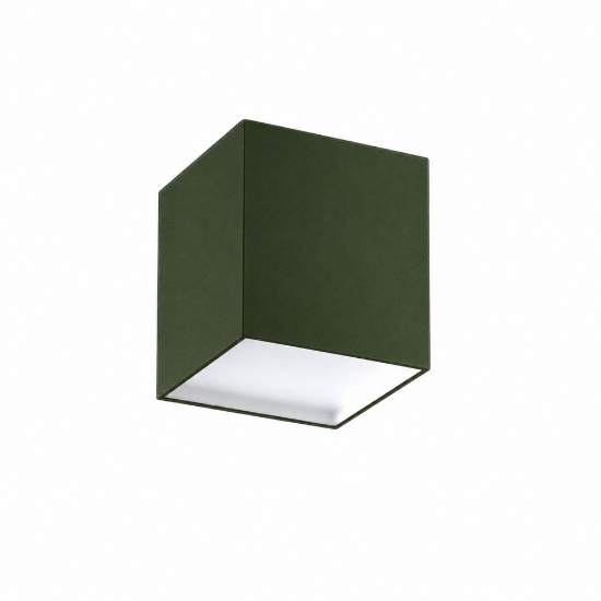 Faretto led 20w cct 3000k 4000k da soffitto moderno quadrato verde oliva