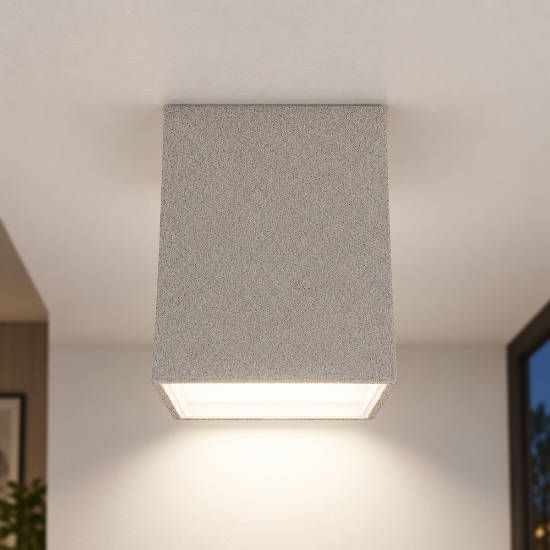 Faretto da soffitto led 20w cct 3000k 4000k quadrato moderno effetto muro