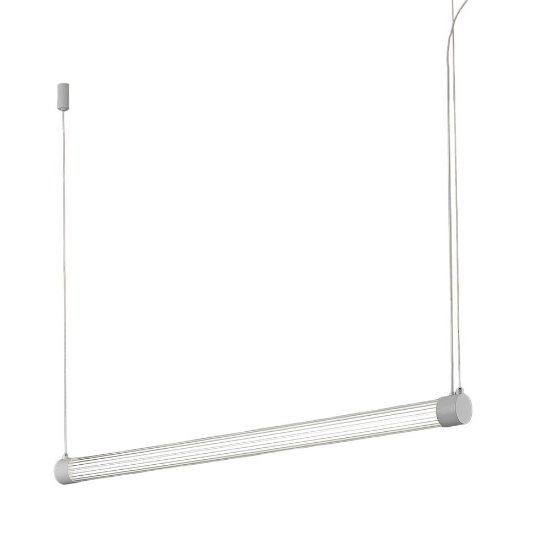 Lampadario a sospensione per ufficio led 40w cct 3000k 6000k con telecomando bianco