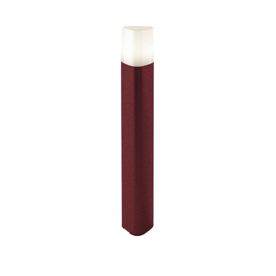 Paletto plettro moderno per esterno bordeaux ip54 60cm