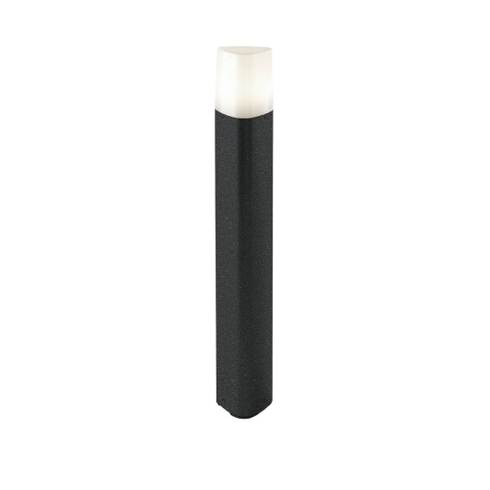 Lampione moderno antracite per esterno giardino ip54 60cm