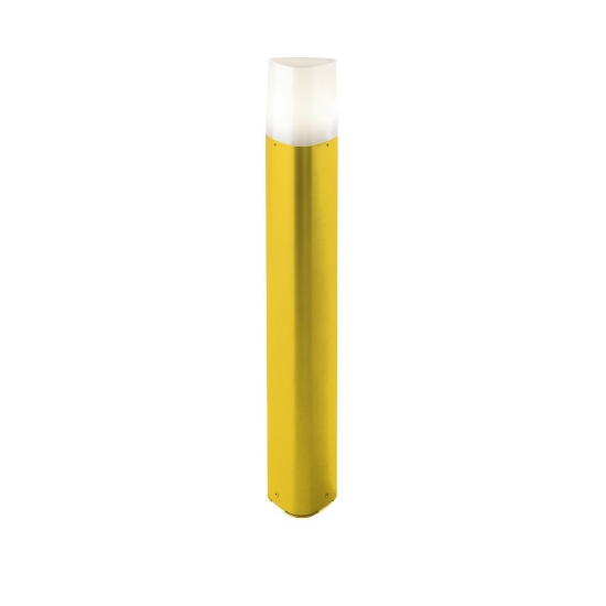Paletto ip54 60cm moderno per esterno giardino giallo girasole