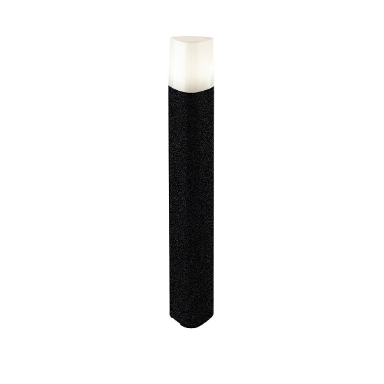 Lampioncino moderno plettro nero per esterno giardino ip54 60cm
