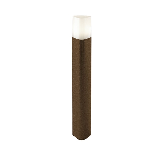Lampioncino ip54 60cm moderno da esterno giardino plettro ruggine