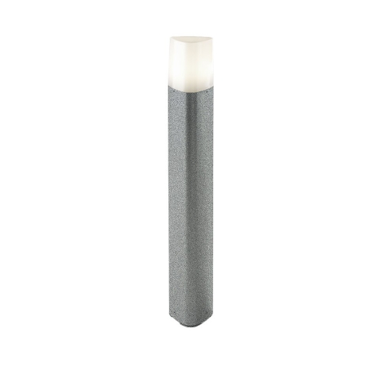 Paletto da giardino ip54 plettro moderno grigio perla 60cm