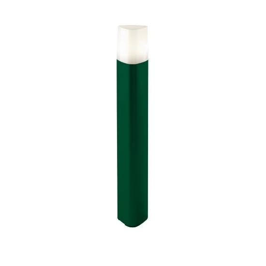Lampione da esterno moderno plettro verde bosco ip54 60cm