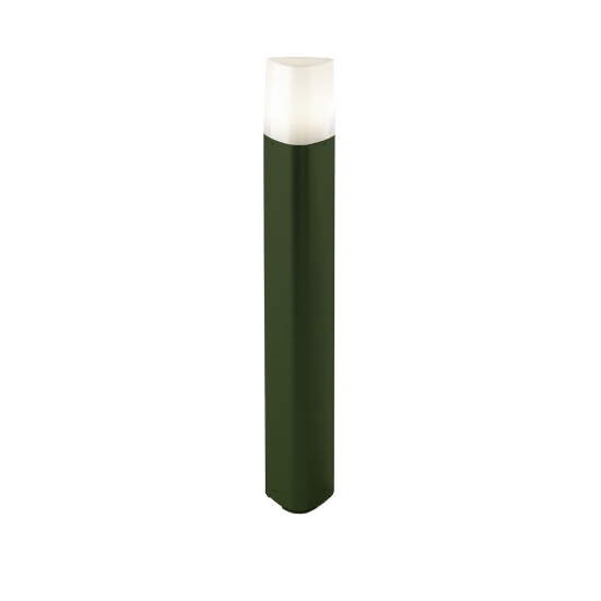 Lampioncino ip54 60cm da esterno moderno plettro verde oliva