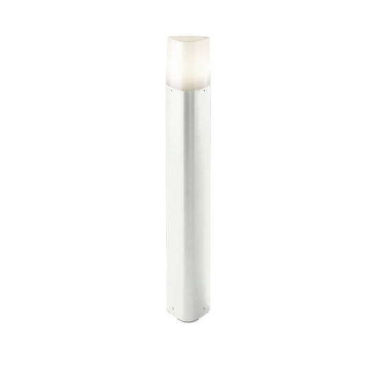 Lampione da giardino ip54 60cm moderno bianco