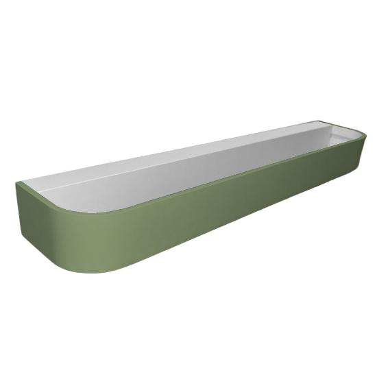 Applique led 38w cct 3000k 4000k moderna da parete verde salvia