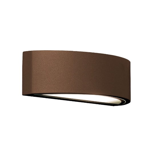 Applique ip54 26cm moderna da esterno ruggine