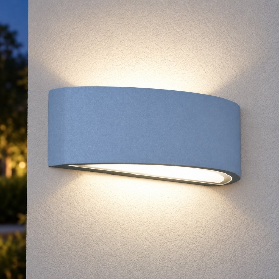 Applique ip54 26cm da esterno moderna carta da zucchero
