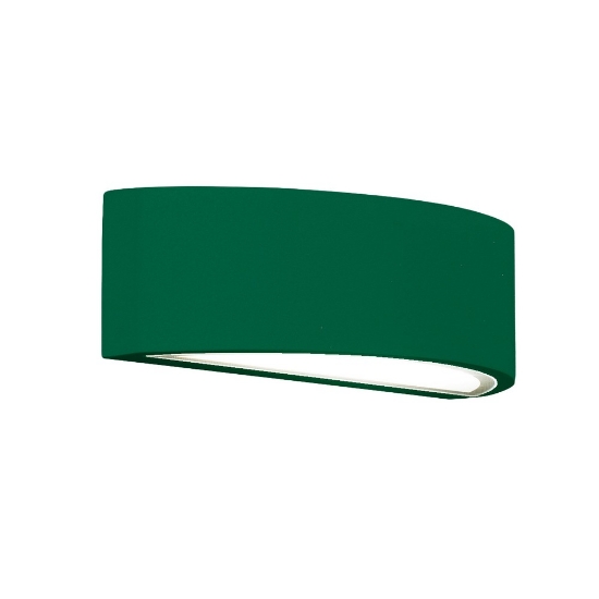 Applique da esterno moderna verde bosco ip54 26cm