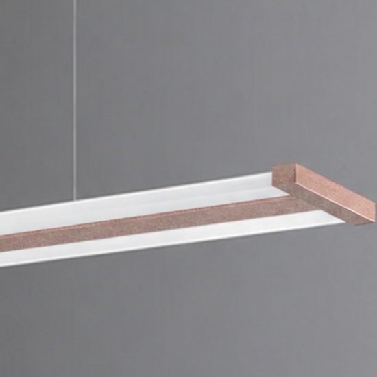 Lampadario led 47w cct 2700k 6000k dimmerabile con telecomando a sospensione oro rosato per ufficio