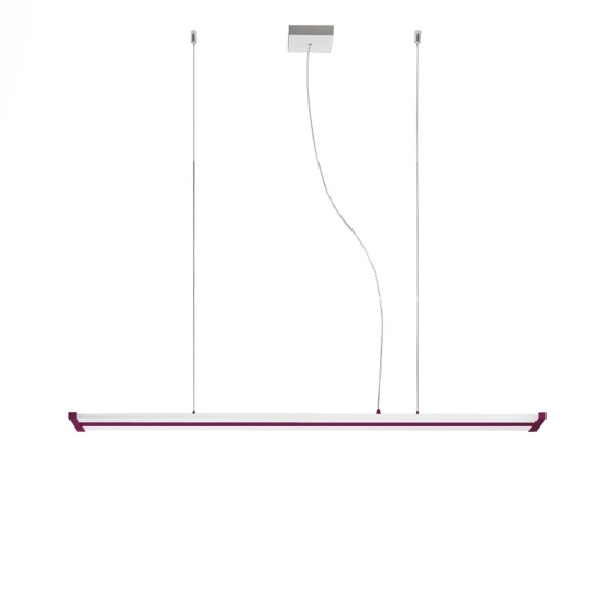 Lampadario led 47w cct 2700k 6000k dimmerabile con telecomando per ufficio magenta