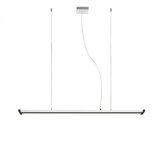 Lampadario led 47w cct 2700k 6000k con telecomando a sospensione verde oliva per ufficio