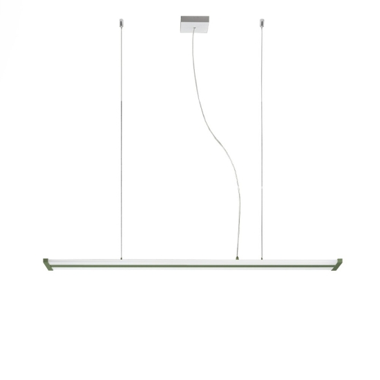 Lampadario led 47w cct 2700k 6000k dimmerabile con telecomando verde salvia per ufficio