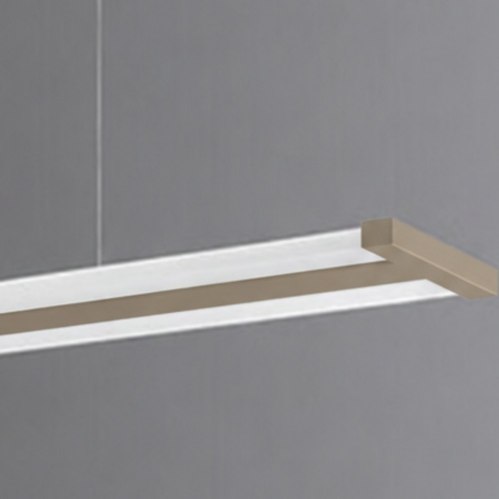 Lampadario moderno a sospensione per ufficio sabbia led 47w cct 2700k 6000k con telecomando