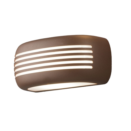 Applique ip54 28cm moderna da esterno ruggine