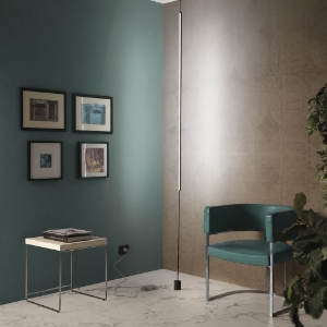 Piantana moderna nera da pavimento a soffitto sospesa led 30w cct 3000k 6500k dimmerabile
