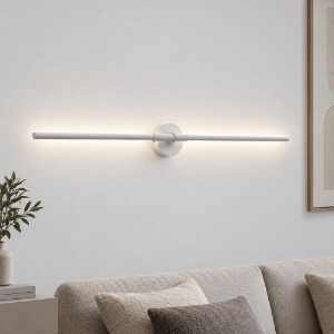 Applique da parete bacchetta led 20w cct 3000k 6500k moderna bianca orientabile