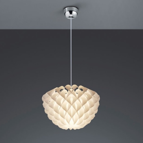 Lampada a sospensione bianca 60cm