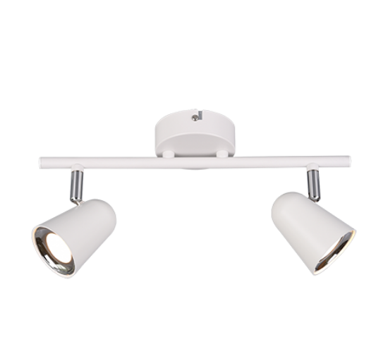 Plafoniera con faretti  moderna bianco opaco led 3,5w 3000k
