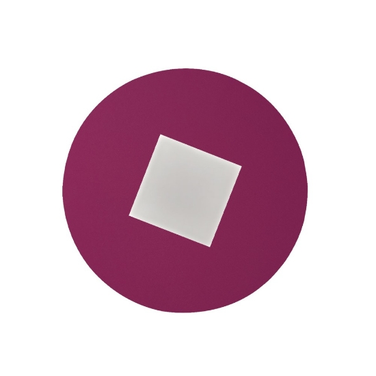 Plafoniera led 16w cct 3000k 4000k moderna magenta 28cm