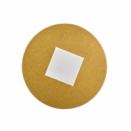 Plafoniera led 16w cct 3000k 4000k tonda moderna oro opaco per ingresso 28cm