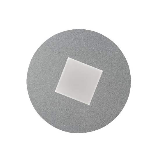 Plafoniera led 16w cct 3000k 4000k moderna grigio perla per ingresso