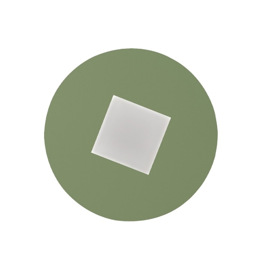 Plafoniera led 16w cct 3000k 4000k tonda moderna verde salvia 28cm