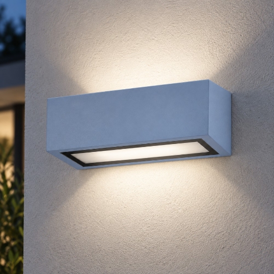 Applique ip54 26cm da esterno moderna carta da zucchero
