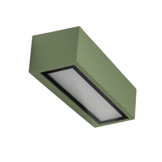 Applique da esterno moderna verde salvia ip54 26cm