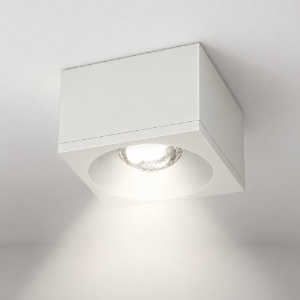 Faretto led 8w da soffitto moderno quadrato bianco per sala da pranzo 3000k