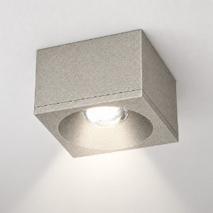 Faretto da soffitto led 10w 3000k quadrato moderno effetto muro