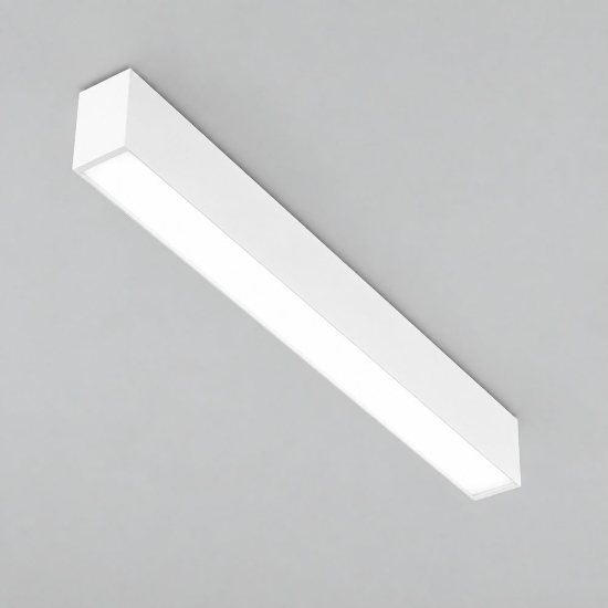 Perenz grid plafoniera lineare moderna bianca led 19w cct 3000k 4000k 6000k dimmerabile