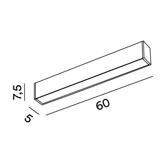 Perenz grid plafoniera per cucina moderna lineare nera led 19w cct 3000k 4000k 6000k dimmerabile