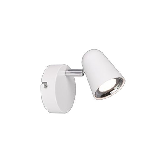 Faretto bianco opaco orientabile led 3.5w 3000k